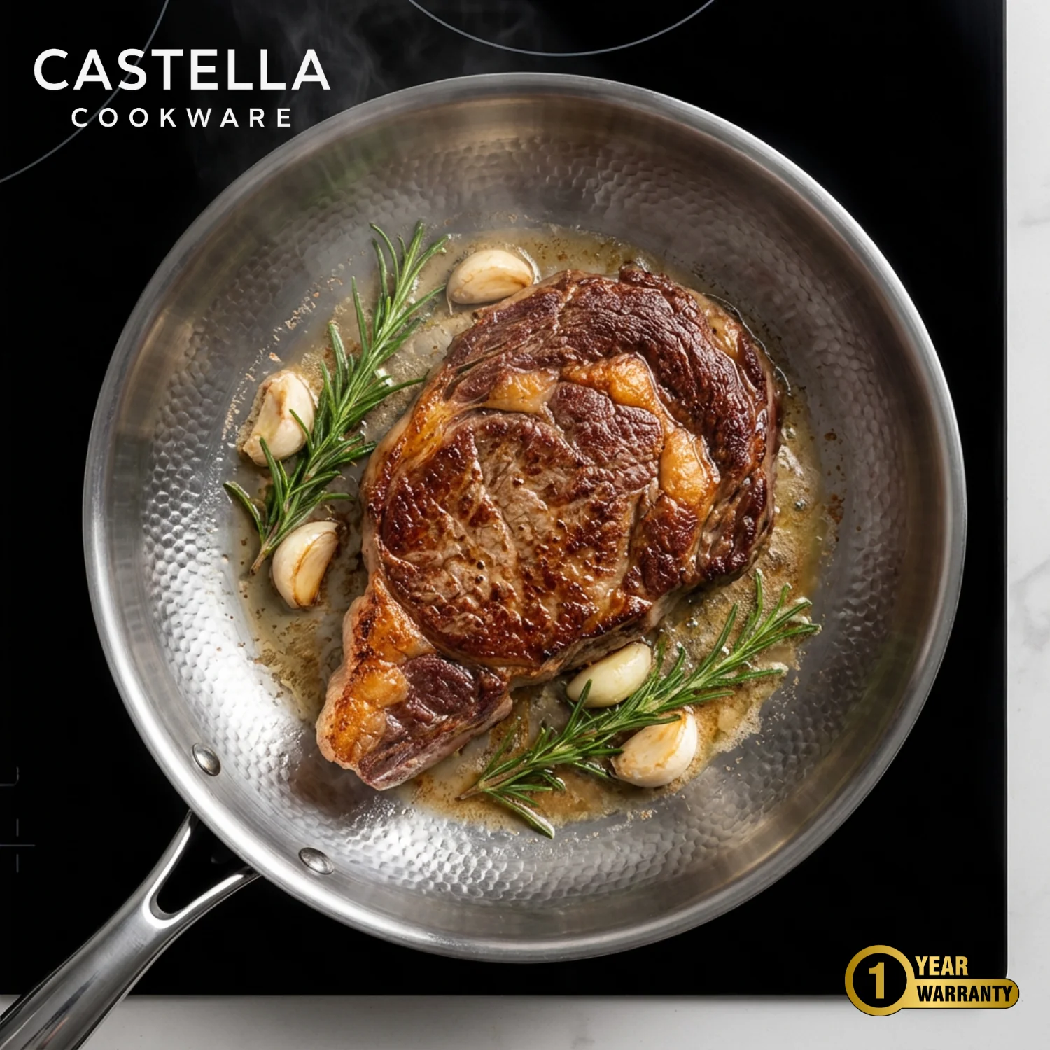 Titanium Hammered Pan + FREE LID - Image 9